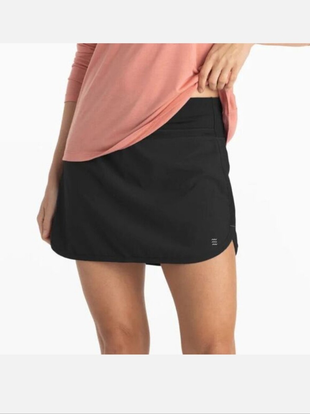 Free Fly Bamboo-Lined Breeze Skort Black Small